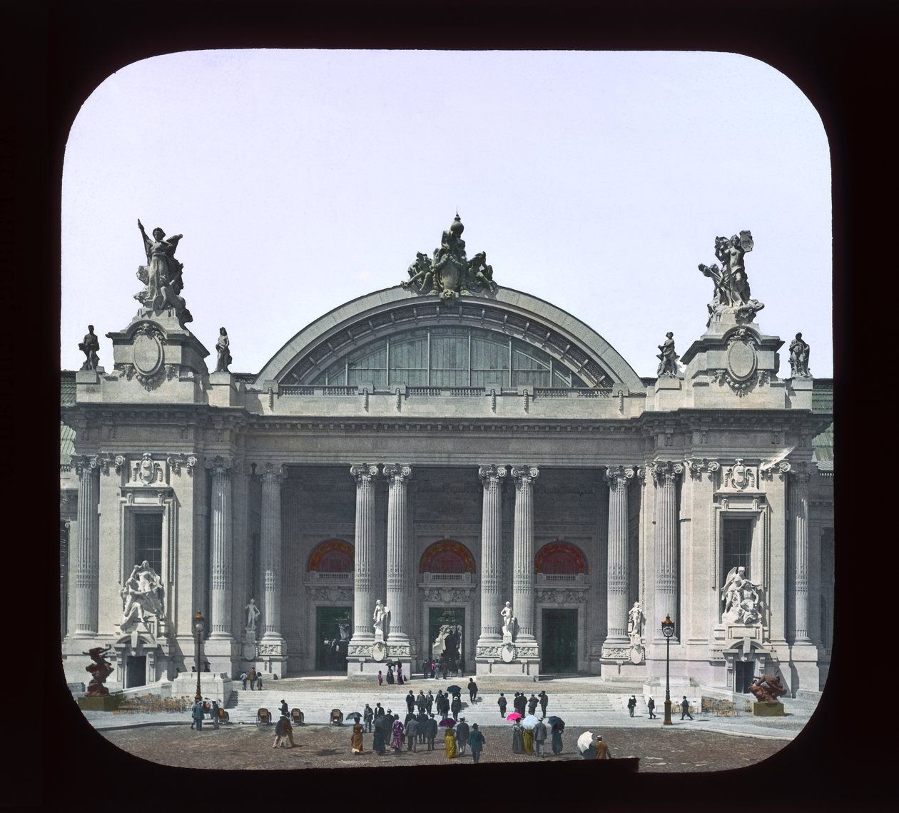 Ekspozycja Paryska: Grand Palais, Paryż, Francja, 1900 (zjeżdżalnia z latarnią) autorstwa French Photographer