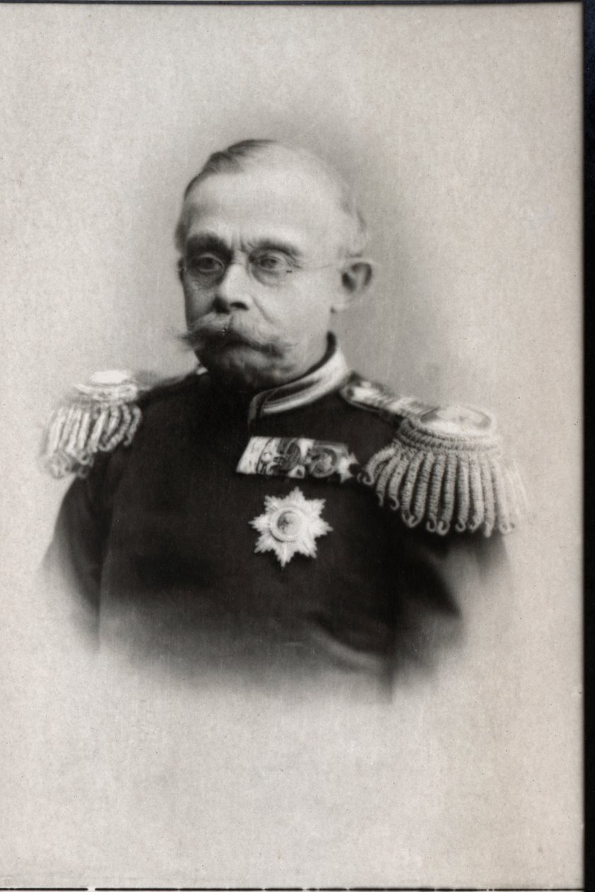 Portret Adolfa I (1817-1905), wielkiego księcia Luksemburga. autorstwa French Photographer