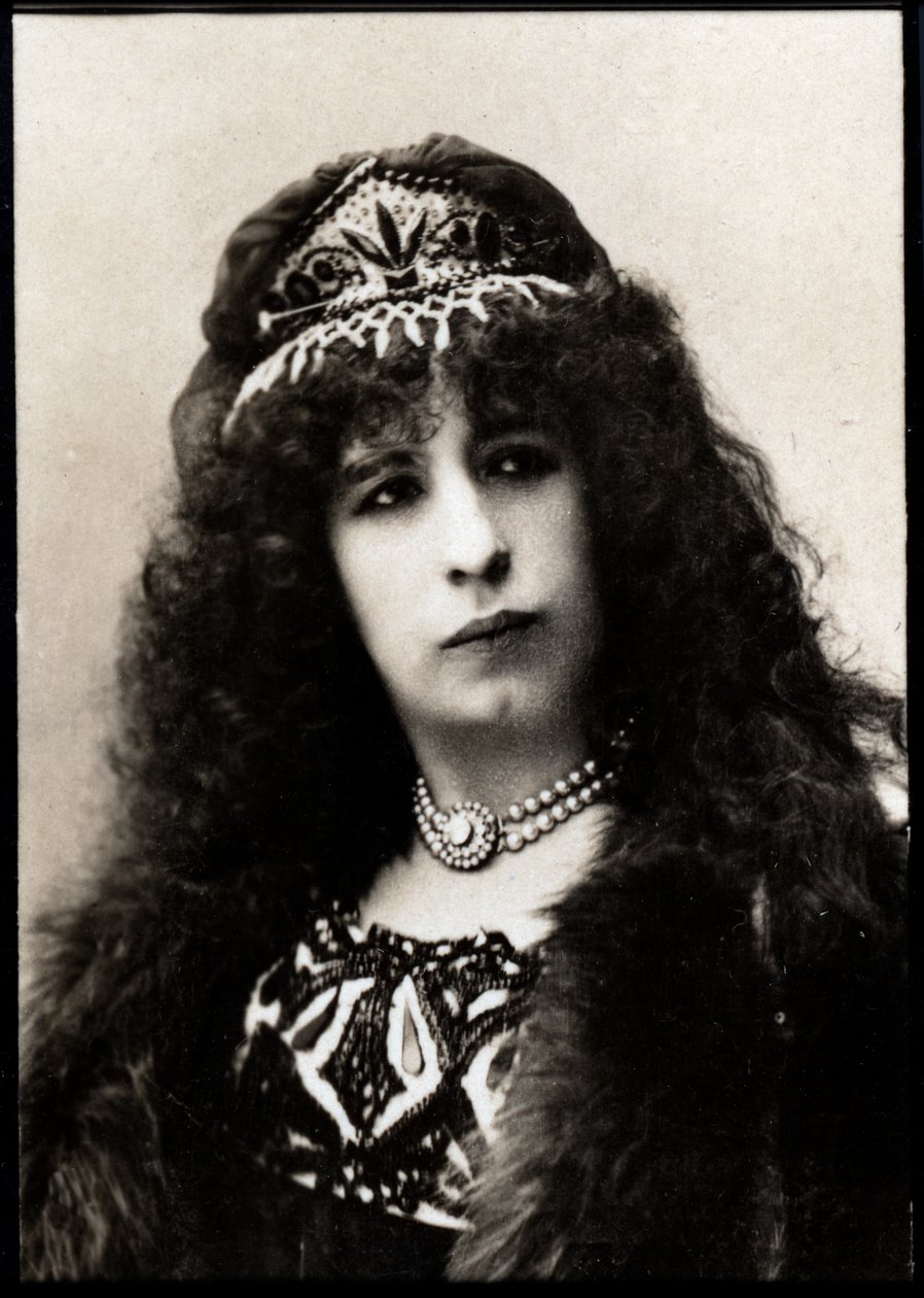 Portret Aimee Tessandier (1851-1923), francuskiej aktorki. autorstwa French Photographer
