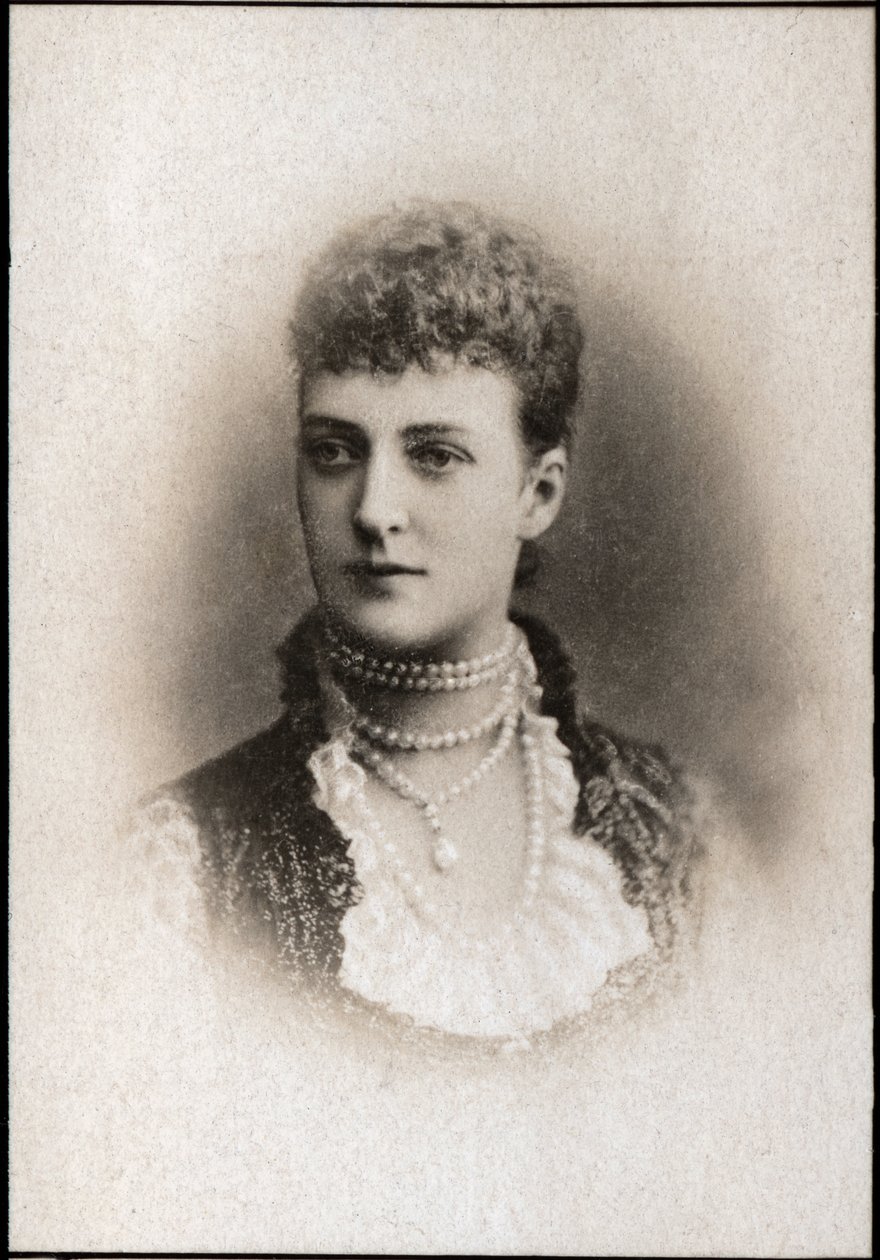 Portret Aleksandry Danii (1844-1925), królowej Wielkiej Brytanii. autorstwa French Photographer