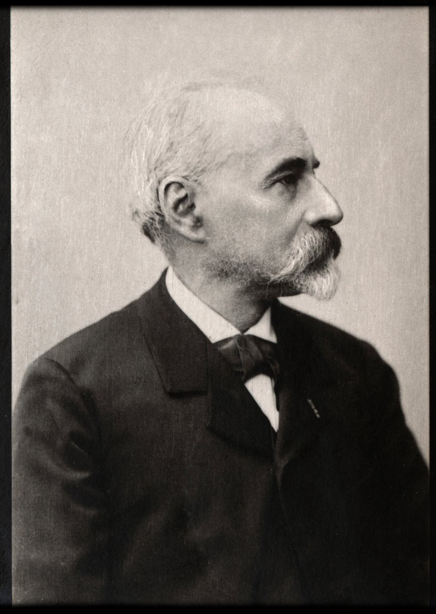 Portret Andre Theurieta (1833-1907), francuskiego poety i powieściopisarza. autorstwa French Photographer