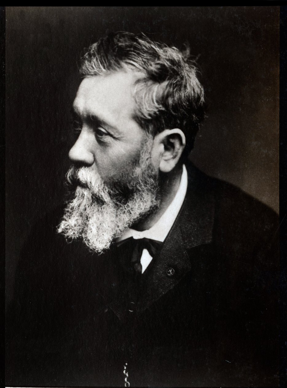 Portret Antoine Vollon (1833-1900), francuskiego malarza. autorstwa French Photographer