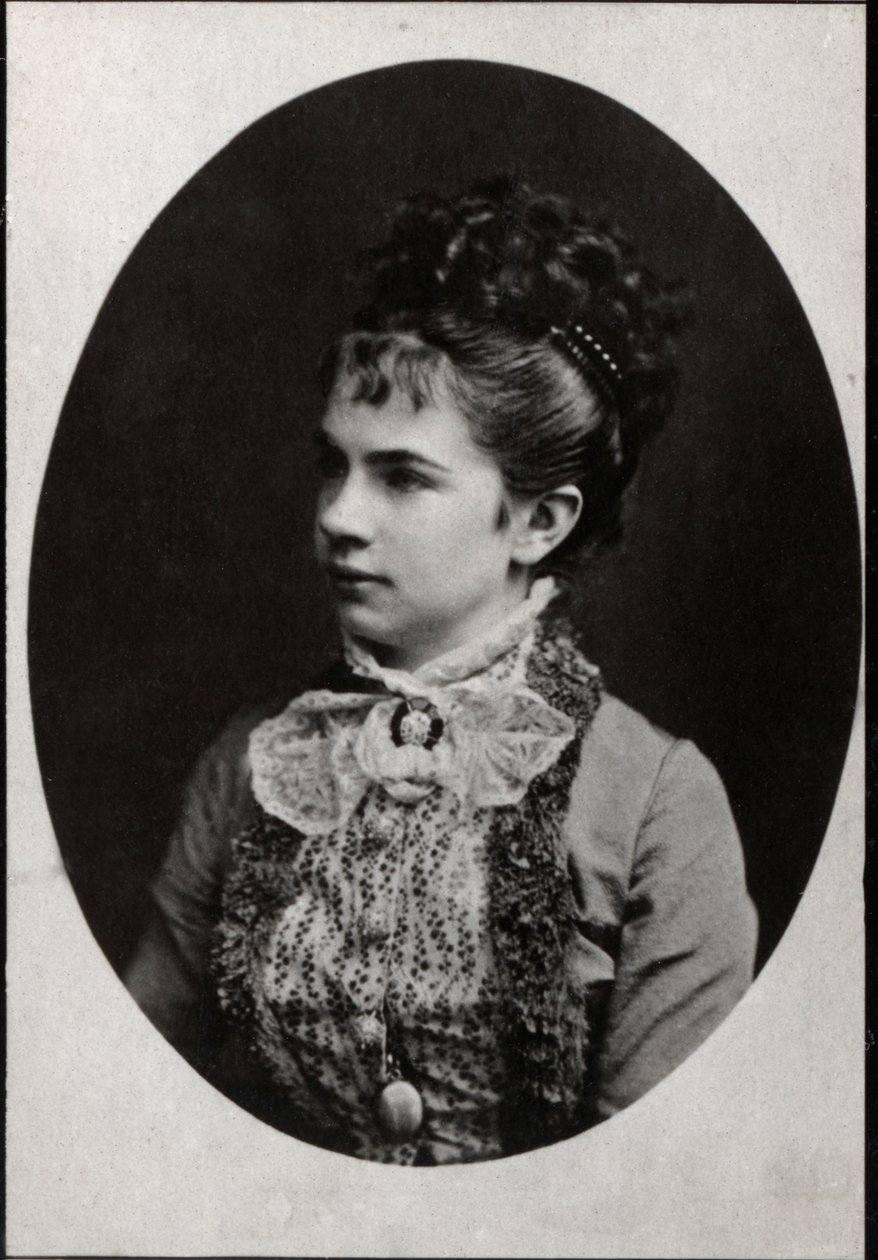 Portret arcyksiężnej Giseli Austrii (1856-1932). autorstwa French Photographer