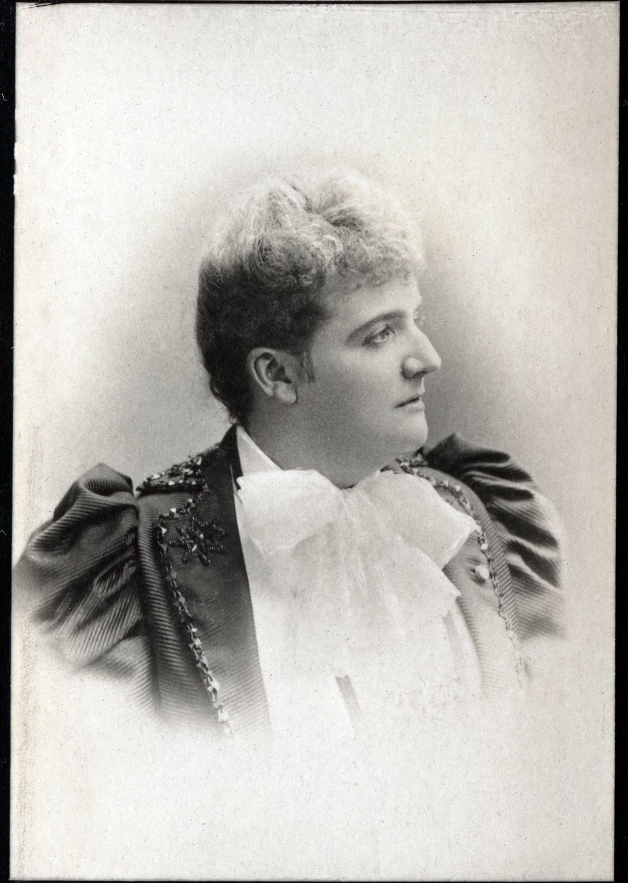 Portret Augusty Mary Anne Holmes (Hermann Zenta) (1847-1903), francuskiej kompozytorki. autorstwa French Photographer