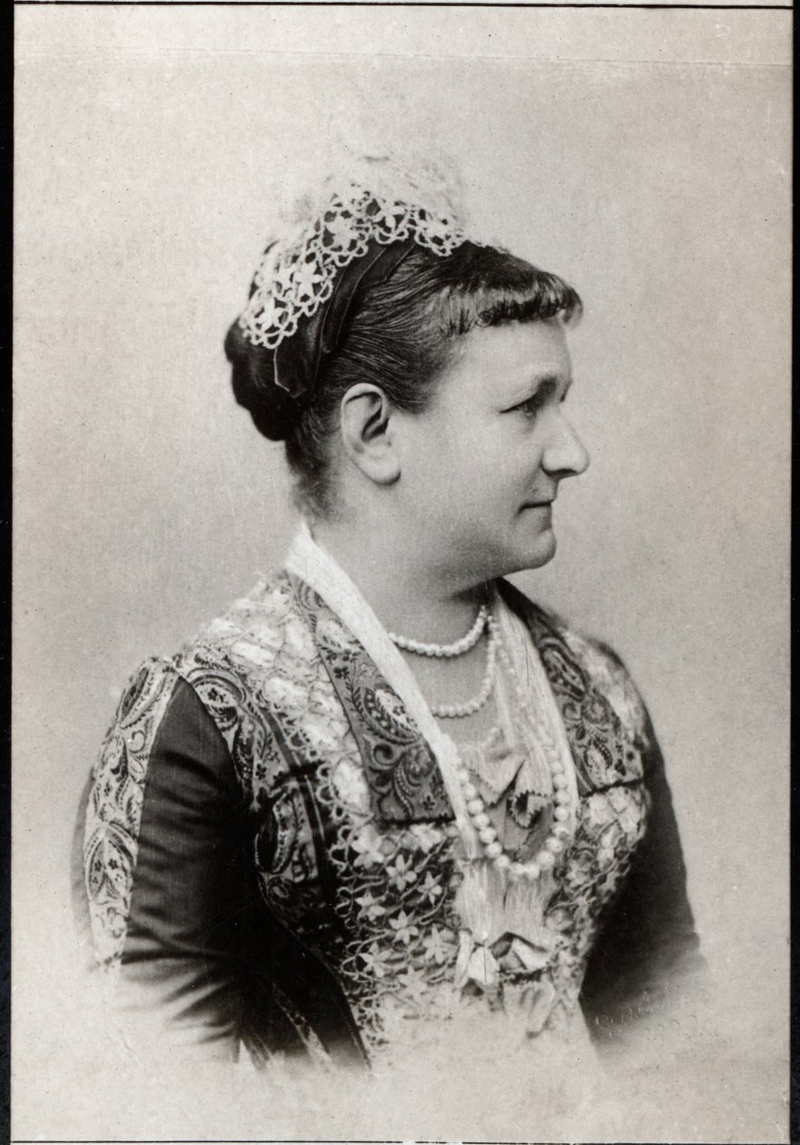 Portret Caroli z Wazy (1833-1907), królowej Saksonii. autorstwa French Photographer