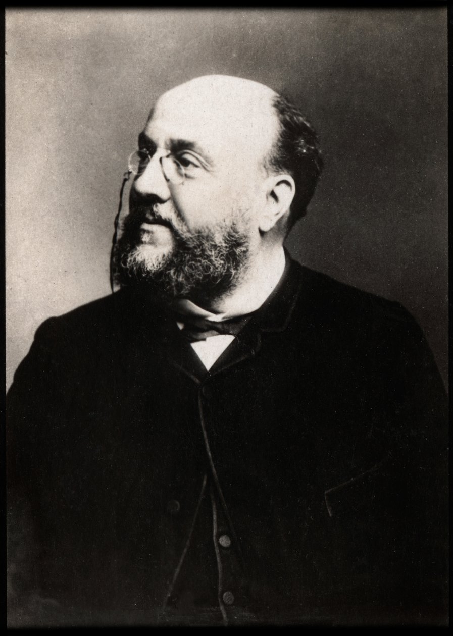 Portret Charlesa Lamoureux (1834-1899), francuskiego dyrygenta i skrzypka. autorstwa French Photographer