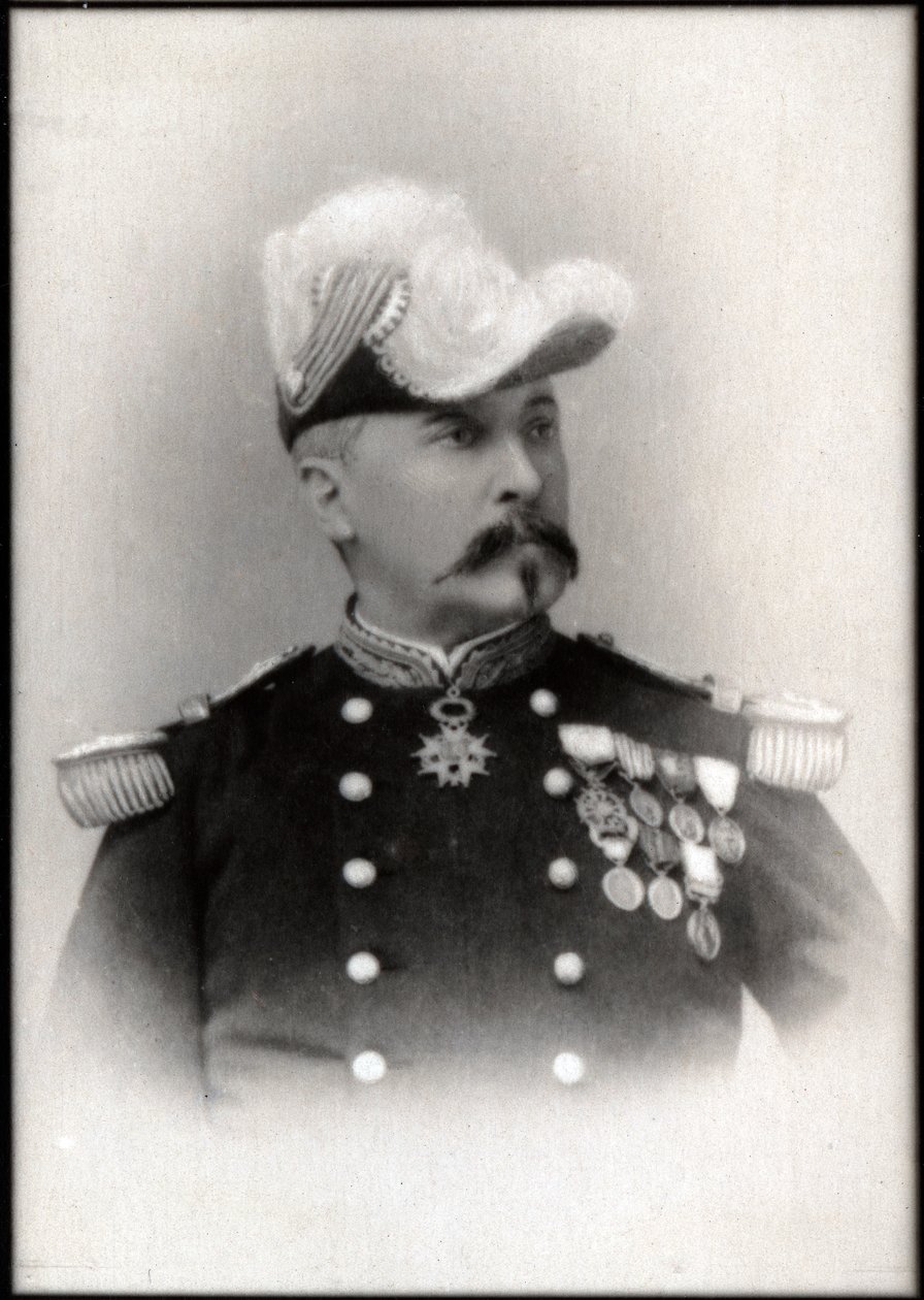 Portret Edouarda Ferdinanda Jamonta (1831-1918), francuskiego generała. autorstwa French Photographer
