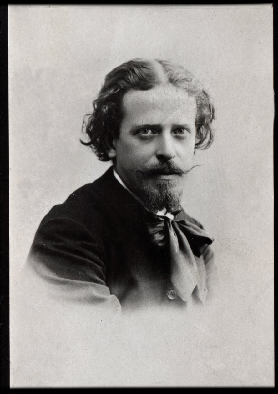 Portret Eugene Brieux (1858-1932), francuskiego dramaturga. autorstwa French Photographer