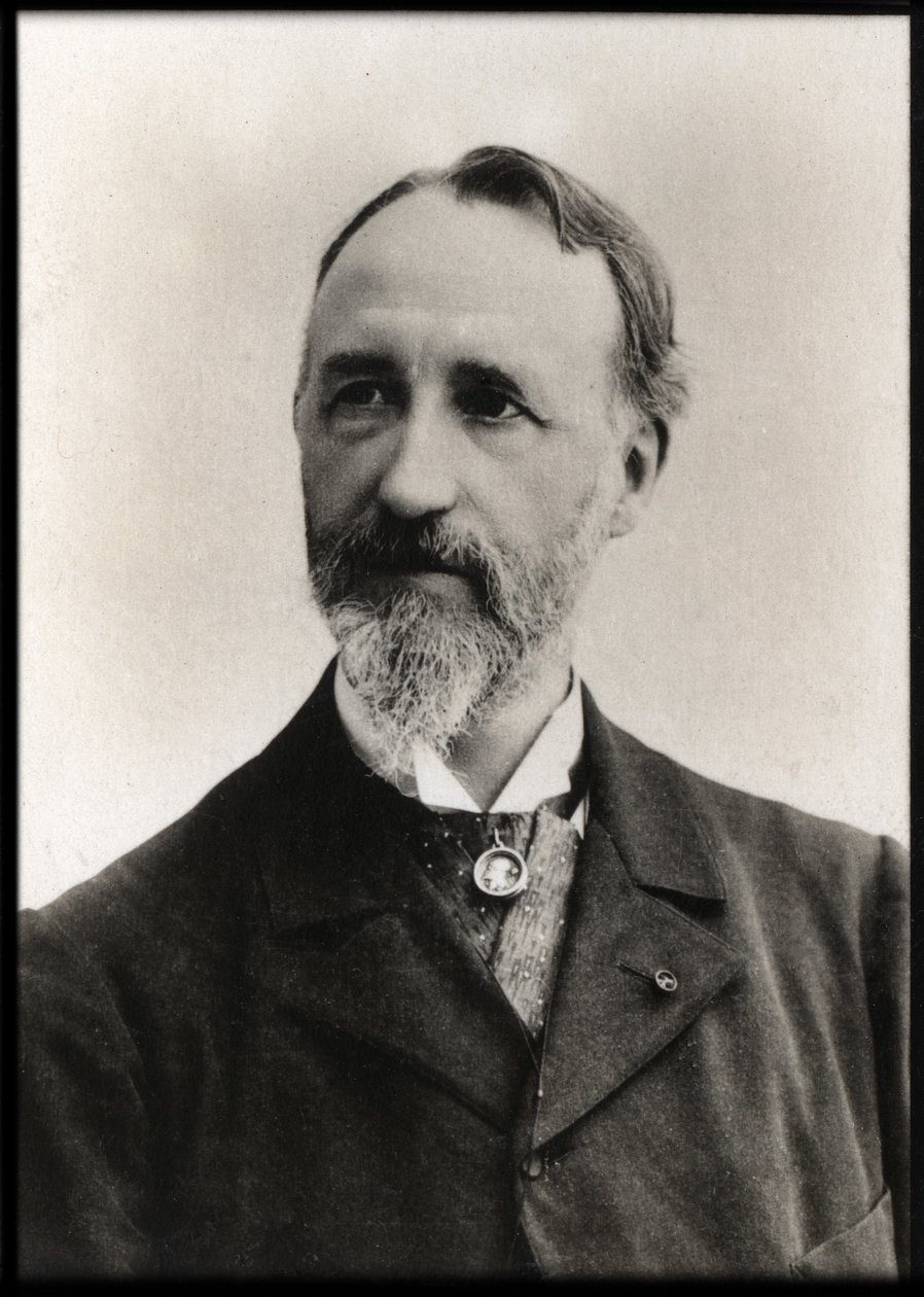 Portret Francois Clement Theodore Dubois (1837-1924), francuskiego kompozytora, organisty i nauczyciela muzyki. autorstwa French Photographer