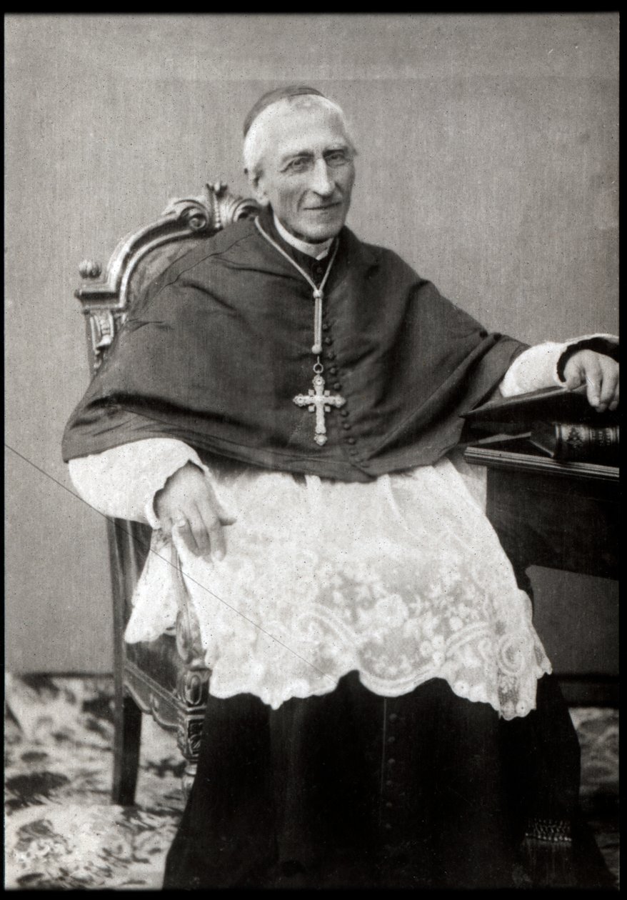Portret Francois-Marie-Benjamina Richarda de la Vergne (kardynała Richarda) (1819-1908) autorstwa French Photographer