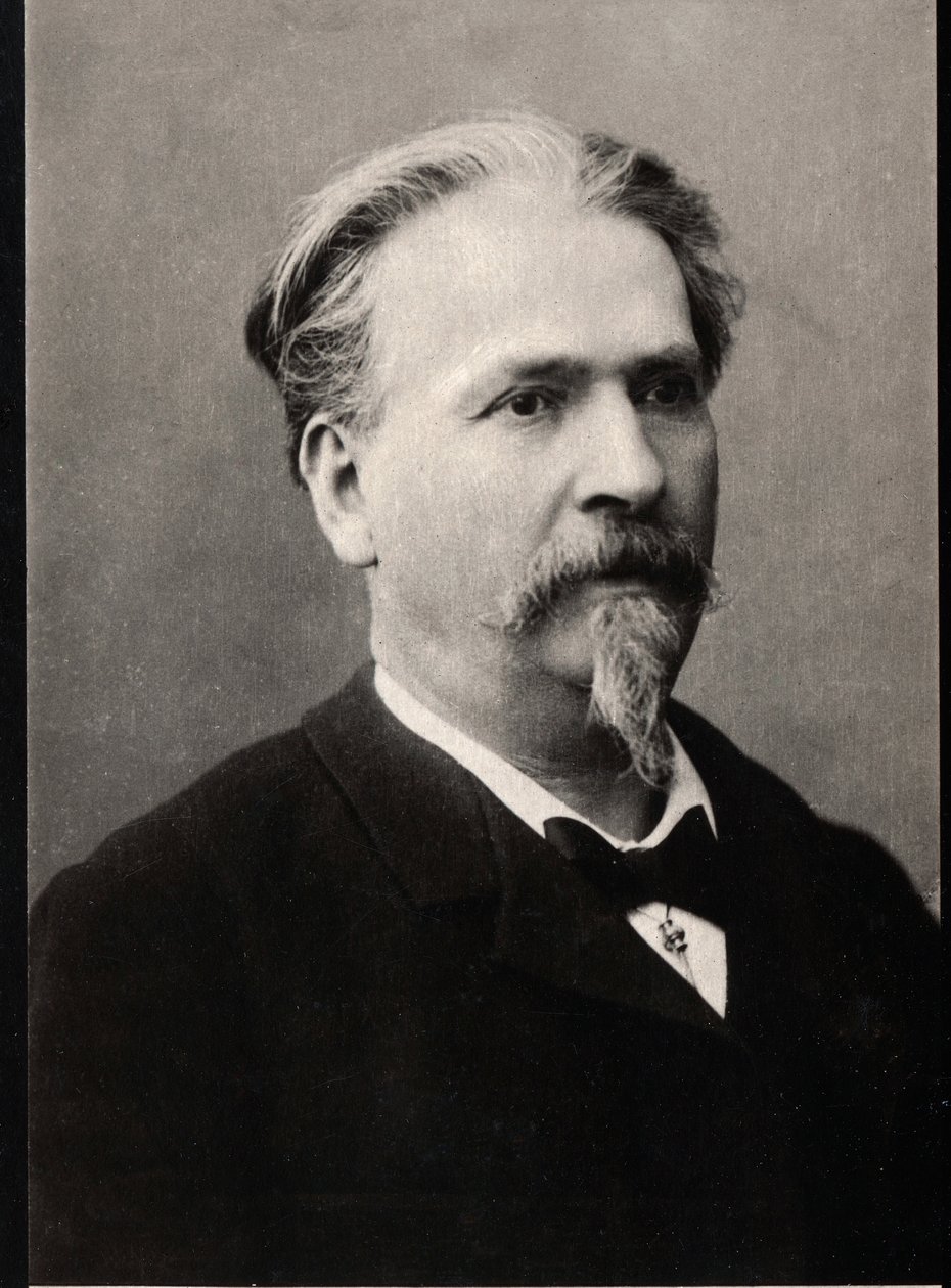 Portret Fryderyka Mistrala (1830-1914), francuskiego pisarza i poety. autorstwa French Photographer