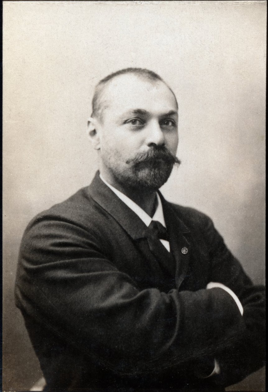 Portret Gabriela Bonvalota (1853-1933), francuskiego badacza. autorstwa French Photographer