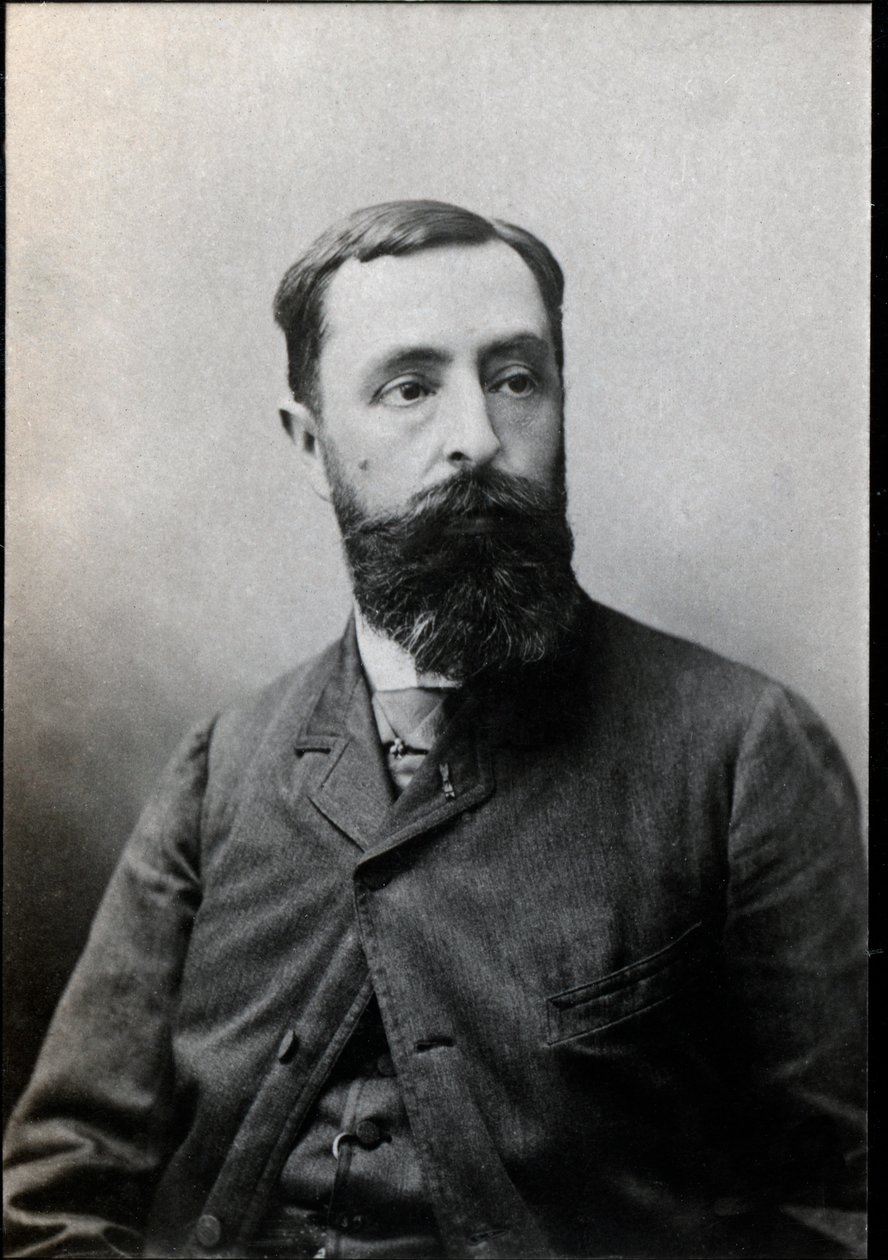 Portret Gastona Laurenta Atthalina (ur. 1848), sędziego francuskiego. autorstwa French Photographer