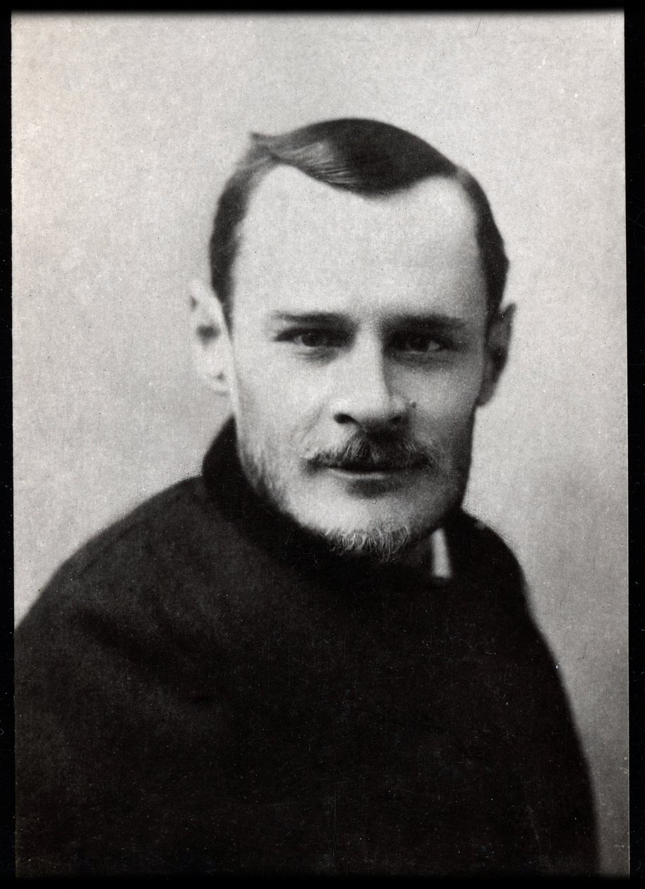 Portret Georgesa Ohneta (1848-1918), francuskiego powieściopisarza. autorstwa French Photographer