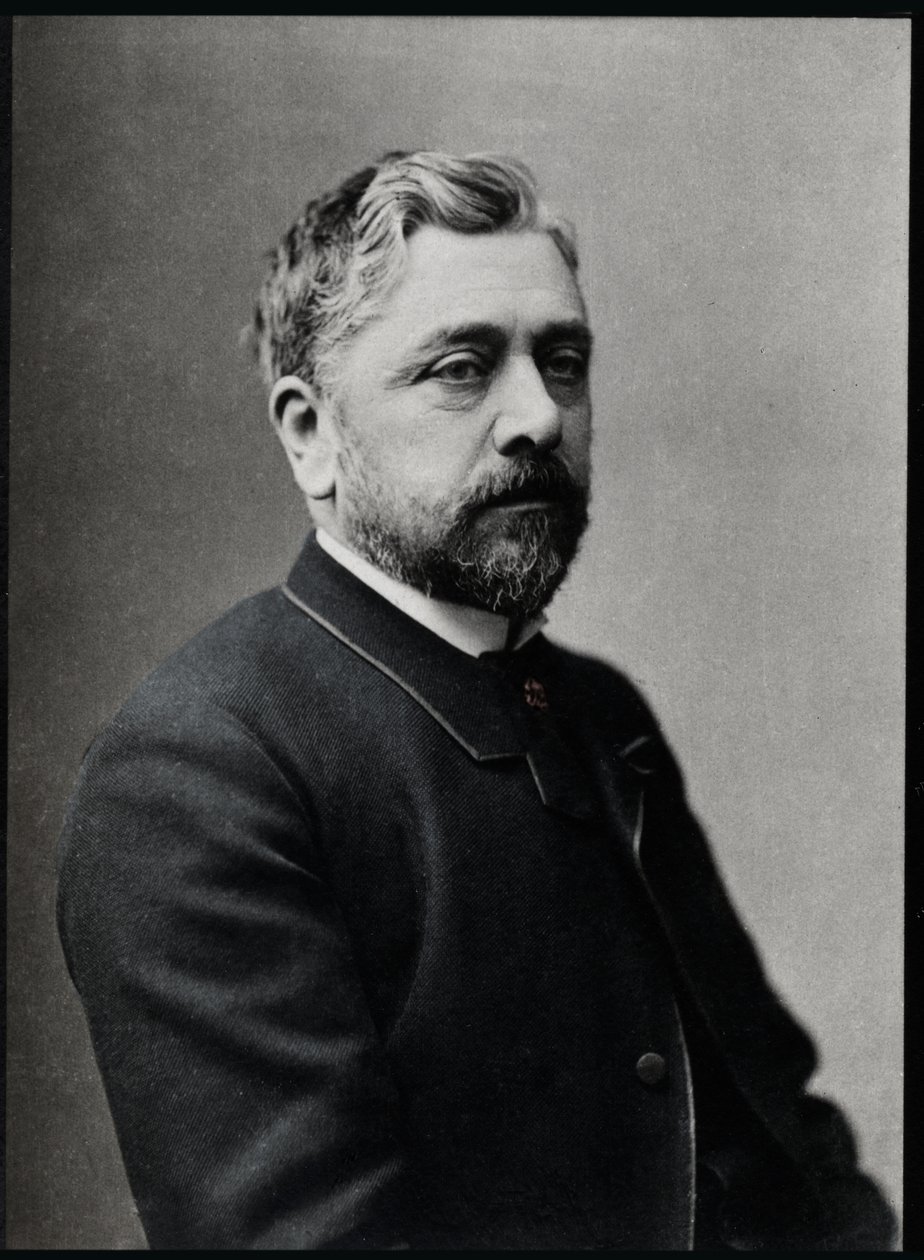 Portret Gustawa Eiffla (1832-1923), francuskiego inżyniera. autorstwa French Photographer