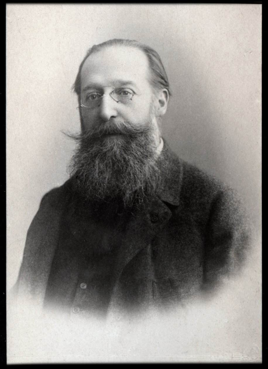 Portret Henri (Henry) Fouquiera (1838-1901), francuskiego dziennikarza, pisarza i polityka. autorstwa French Photographer