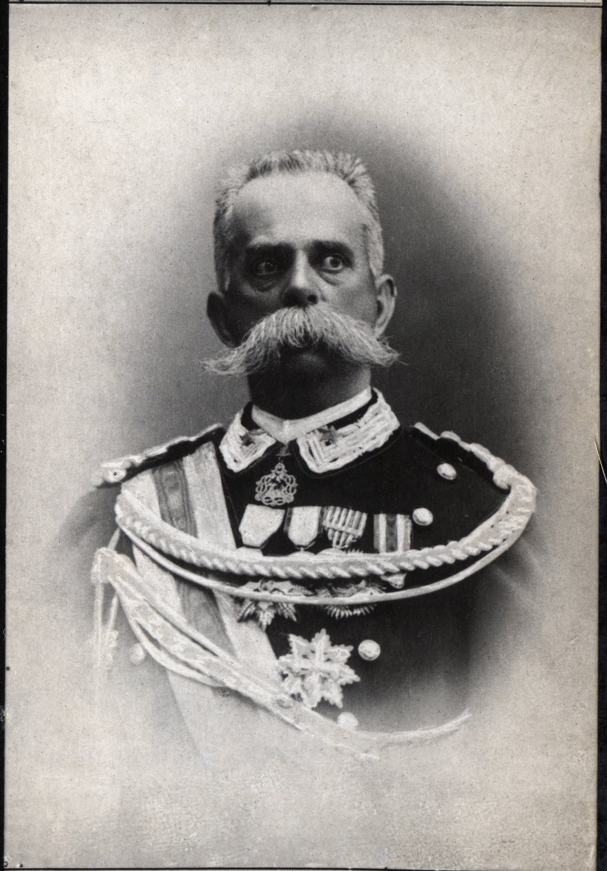 Portret Humberta 1era (1844-1900), króla Włoch. autorstwa French Photographer