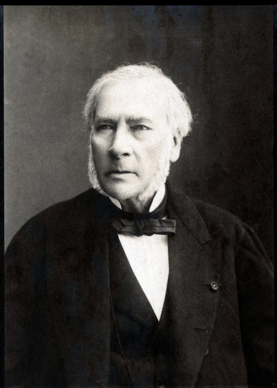 Portret Jeana Baptiste Josepha Dieudonne Boussingaulta (1802-1887), francuskiego chemika. autorstwa French Photographer