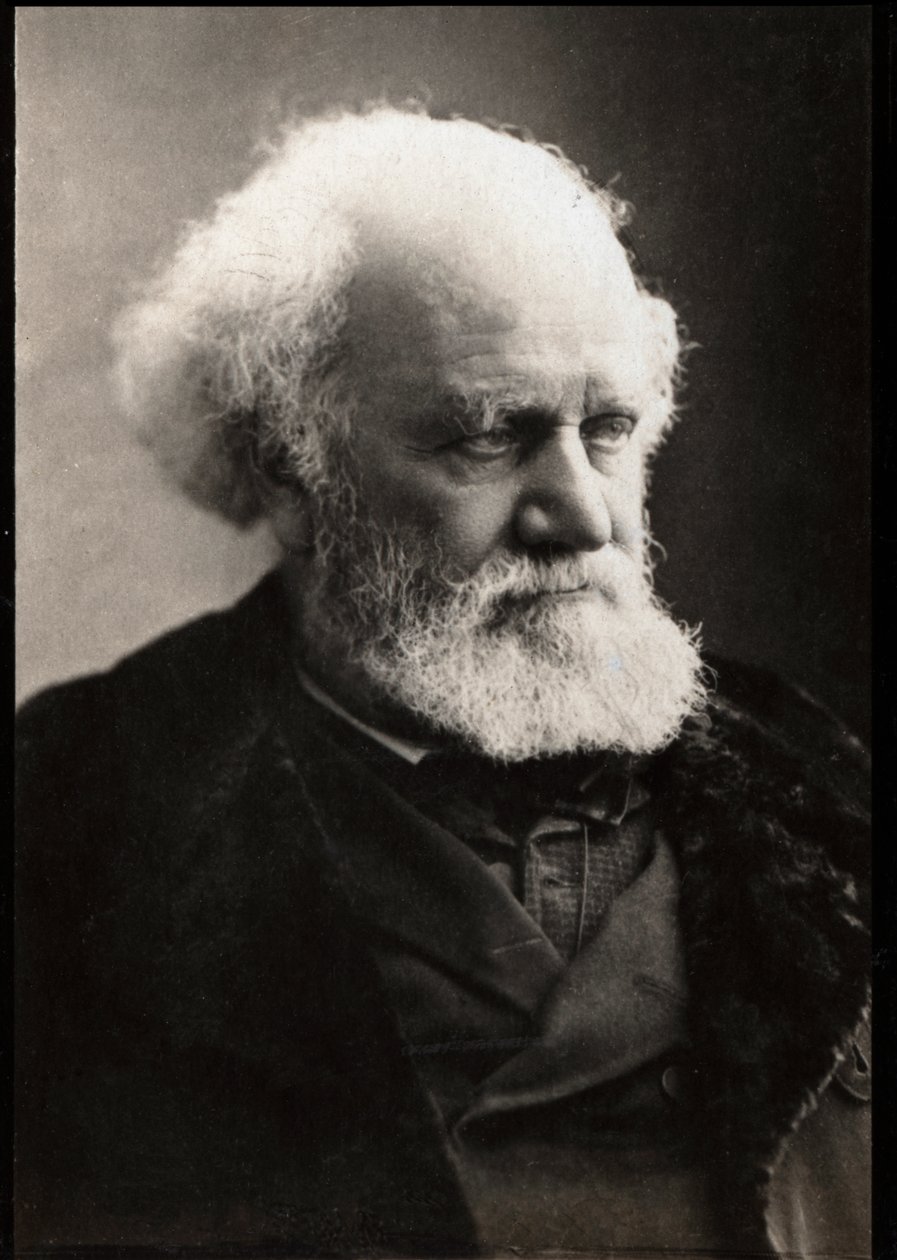 Portret Julesa Janssena (Pierre Jules Cesar Janssen) (1824-1907), francuskiego astronoma. autorstwa French Photographer
