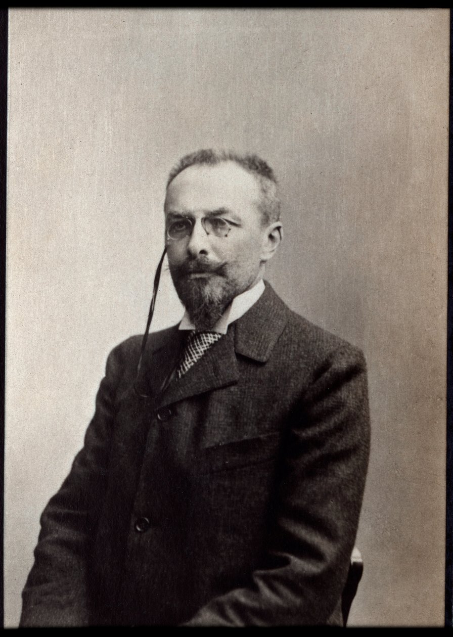 Portret Julesa Mary (1851-1922), francuskiego pisarza. autorstwa French Photographer