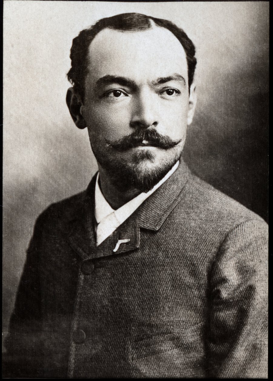 Portret Leona Maraisa (1853-1891), francuskiego aktora. autorstwa French Photographer
