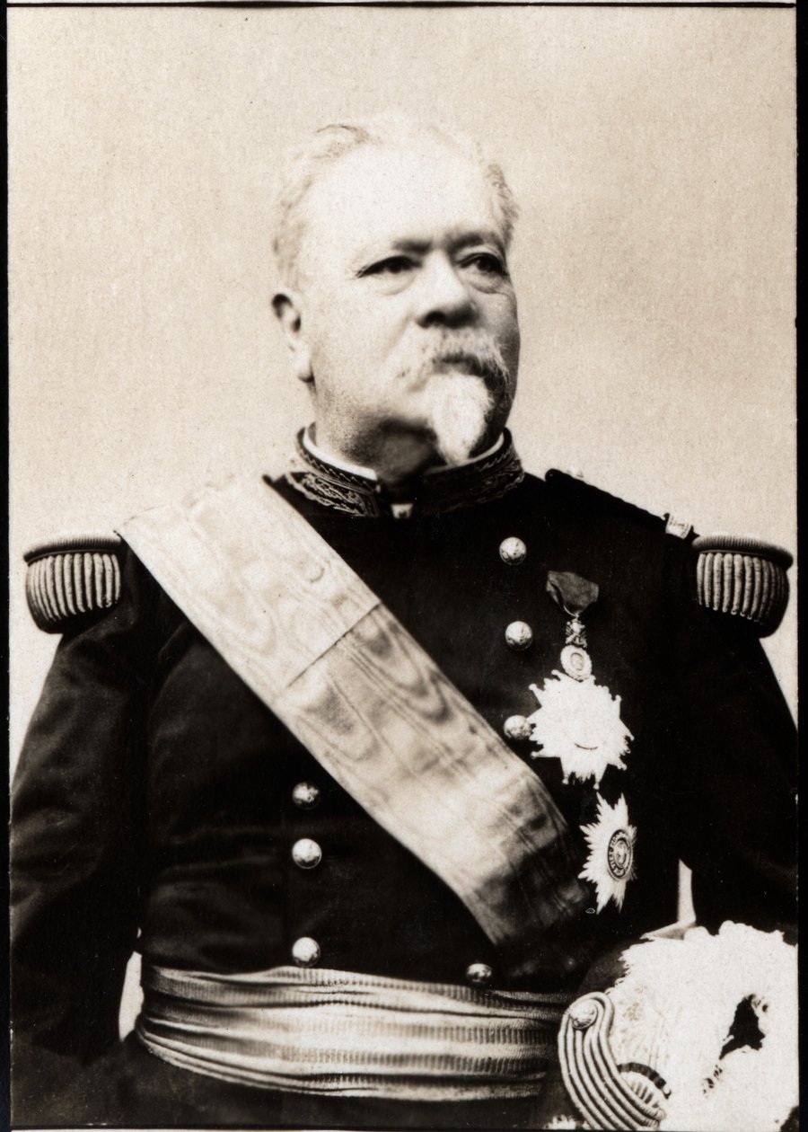Portret Leopolda Davouta dAuerstedta, 3. księcia dAuerstedta (1829-1904), generała francuskiego. autorstwa French Photographer