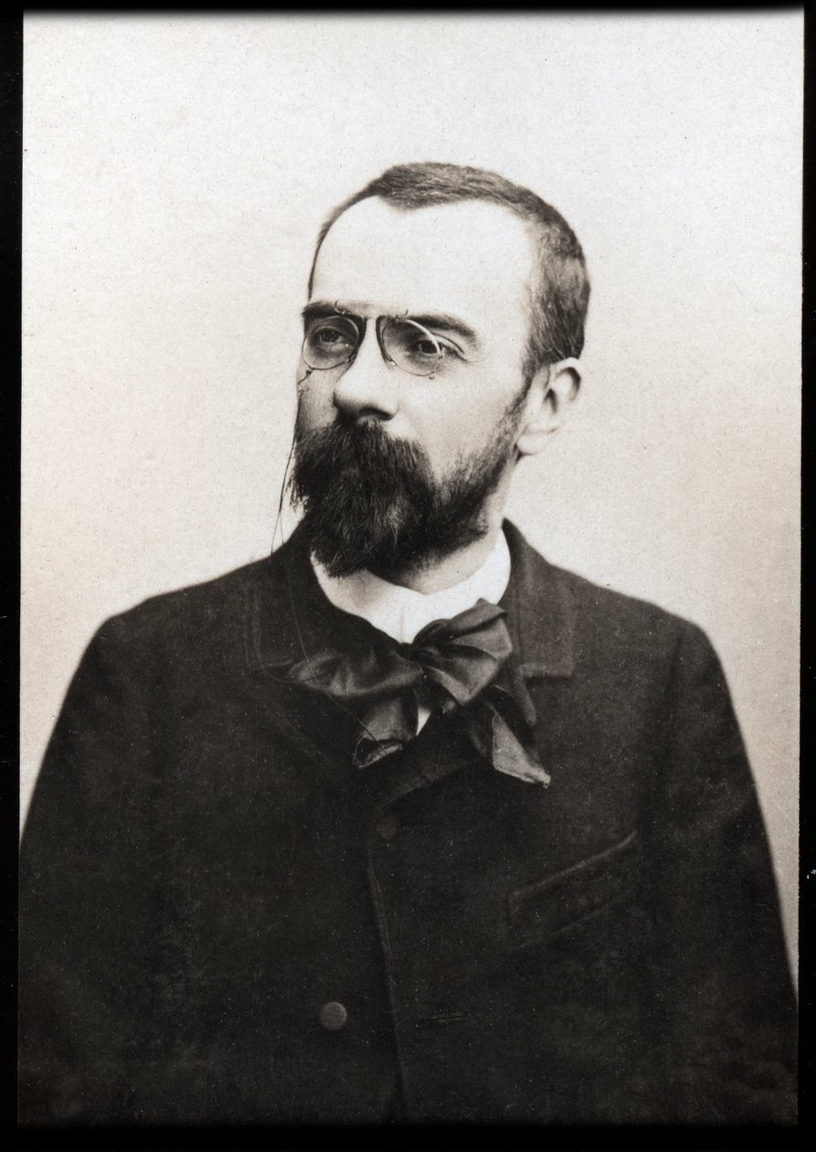 Portret Louisa Charlesa Bonawentury Alfreda Bruneau (1857-1934), francuskiego kompozytora. autorstwa French Photographer