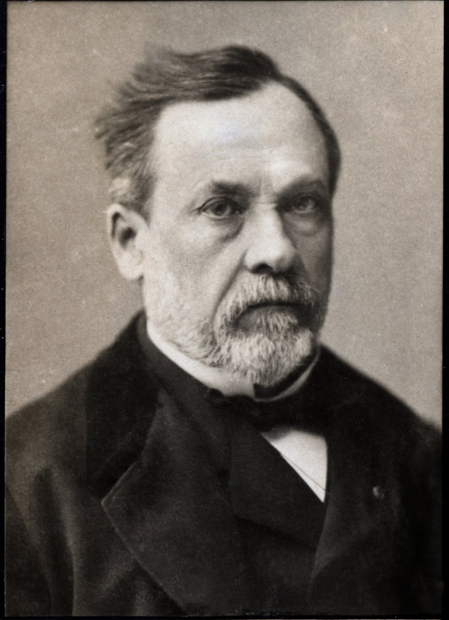 Portret Louisa Pasteura (1822-1895), francuskiego chemika i mikrobiologa. autorstwa French Photographer