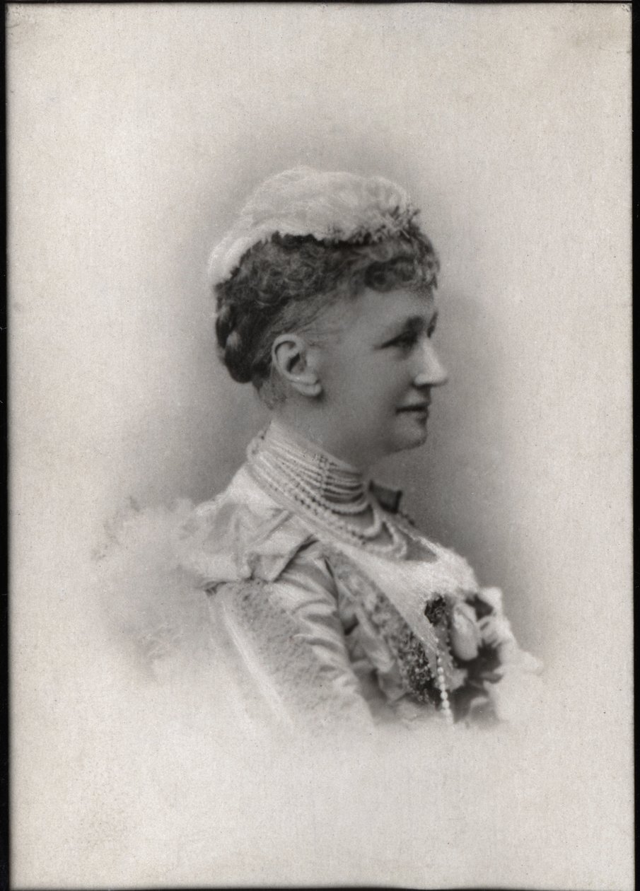 Portret Luizy Szwedzkiej (1851-1926), małżonki królowej Danii. autorstwa French Photographer