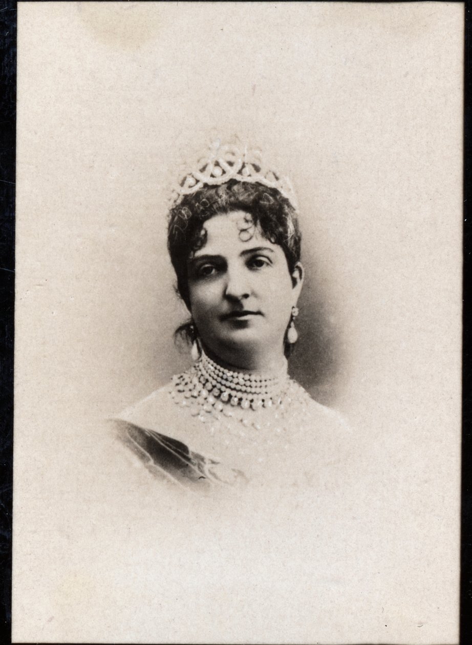 Portret Margherity Sabaudzkiej (1851-1926), królowej Włoch. autorstwa French Photographer
