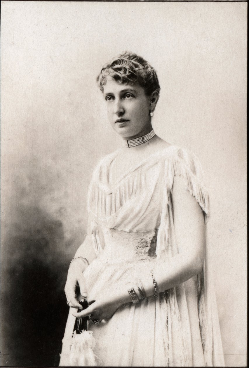 Portret Marie Alice Heine (1858-1925), księżnej Monako. autorstwa French Photographer