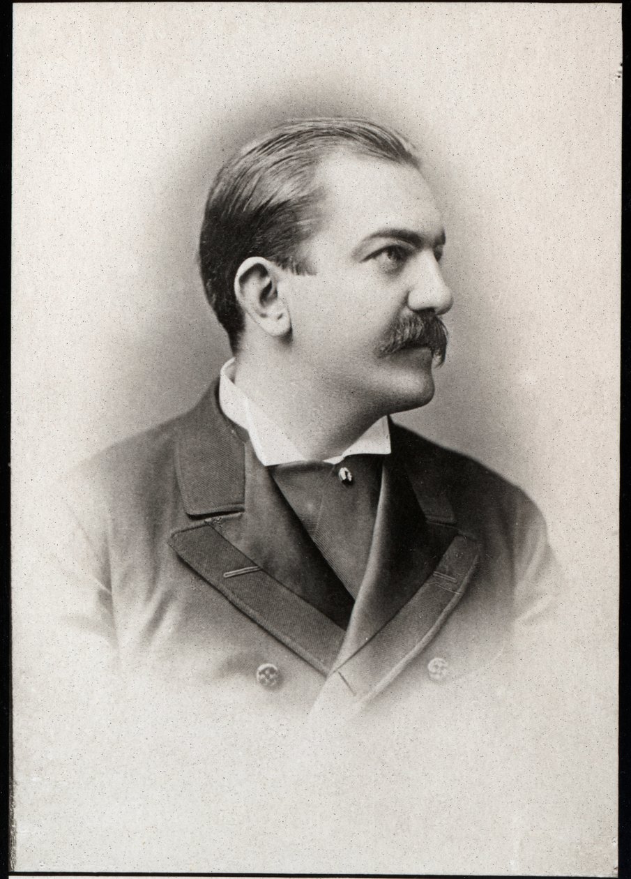 Portret Milana I Serbii (1854-1901), króla Serbii. autorstwa French Photographer