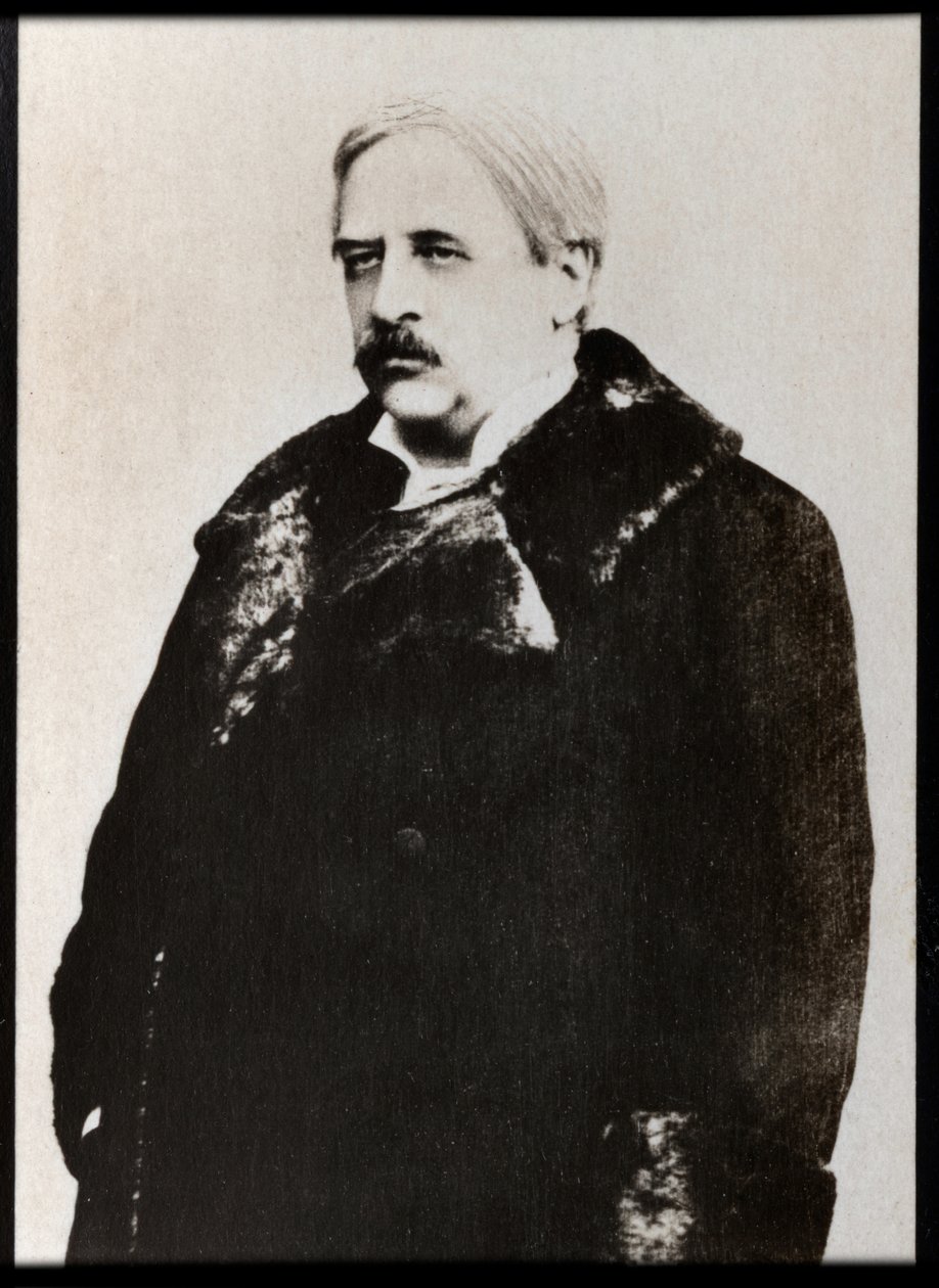 Portret Nilsa Adolfa Erika Nordenskjolda (1832-1901), badacza Arktyki pochodzenia fińsko-szwedzkiego. autorstwa French Photographer
