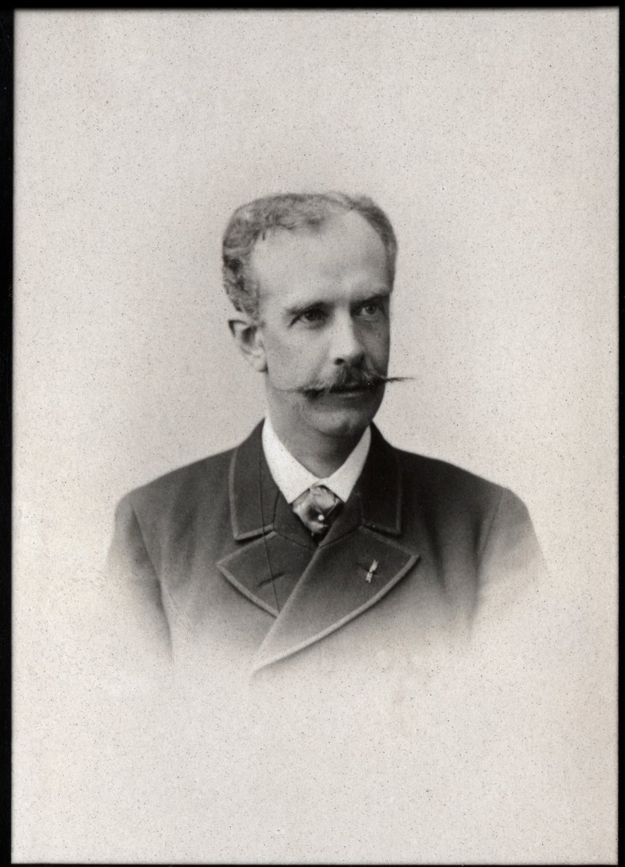 Portret Paula Gabriela Othenina dHaussonville (1843-1924), francuskiego polityka i pisarza. autorstwa French Photographer