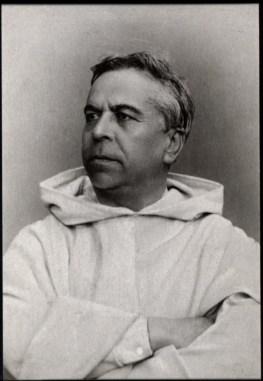 Portret Pere Henri Didona (1840-1900), francuskiego dominikańskiego kaznodziei, pisarza i pedagoga. autorstwa French Photographer