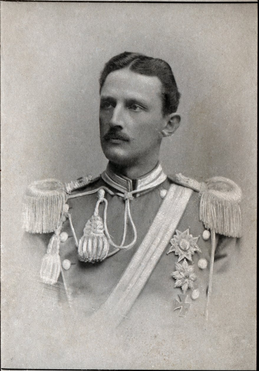 Portret księcia Karola Szwecji (1861-1951). autorstwa French Photographer