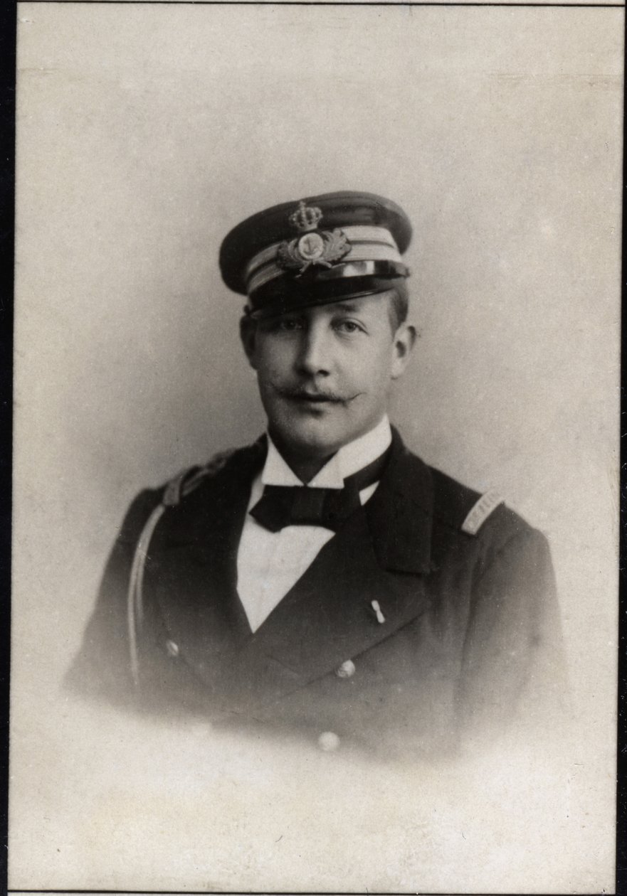 Portret księcia Jerzego Grecji i Danii (1869-1957). autorstwa French Photographer