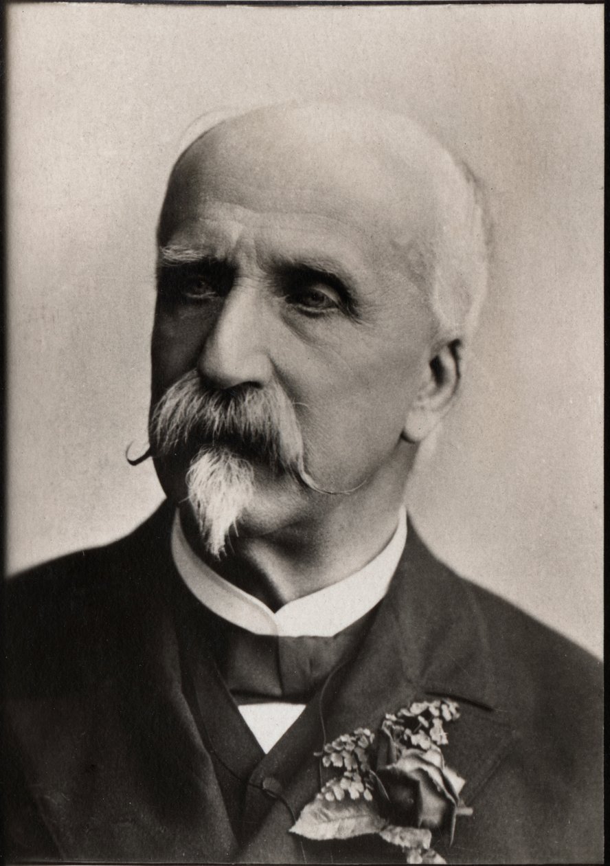 Portret księcia Henryka dOrleans, księcia Aumale (1822-1897), francuskiego wojskowego i polityka. autorstwa French Photographer
