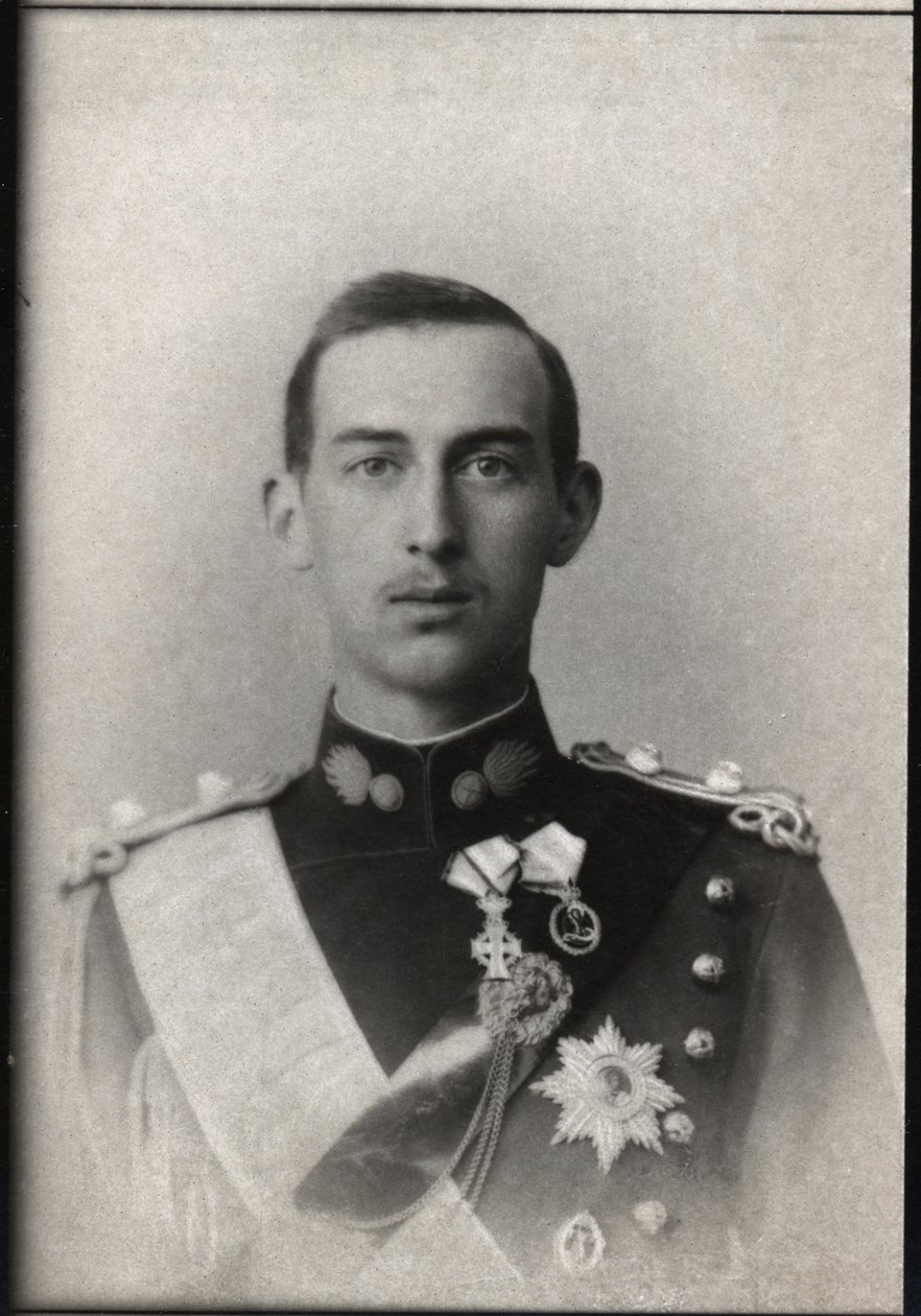 Portret księcia Mikołaja Grecji i Danii (1872-1938) autorstwa French Photographer