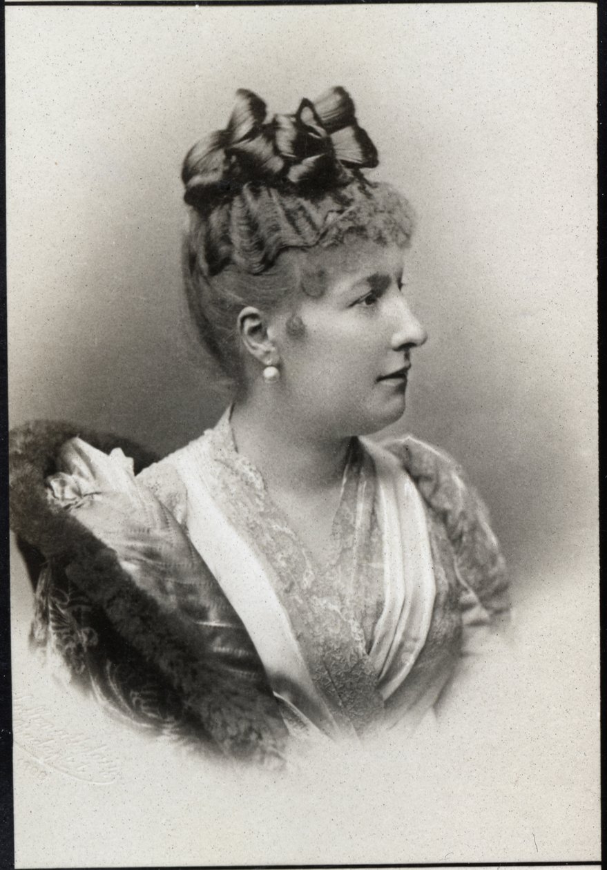 Portret księżnej Louise Marie z Belgii (1858-1924). autorstwa French Photographer