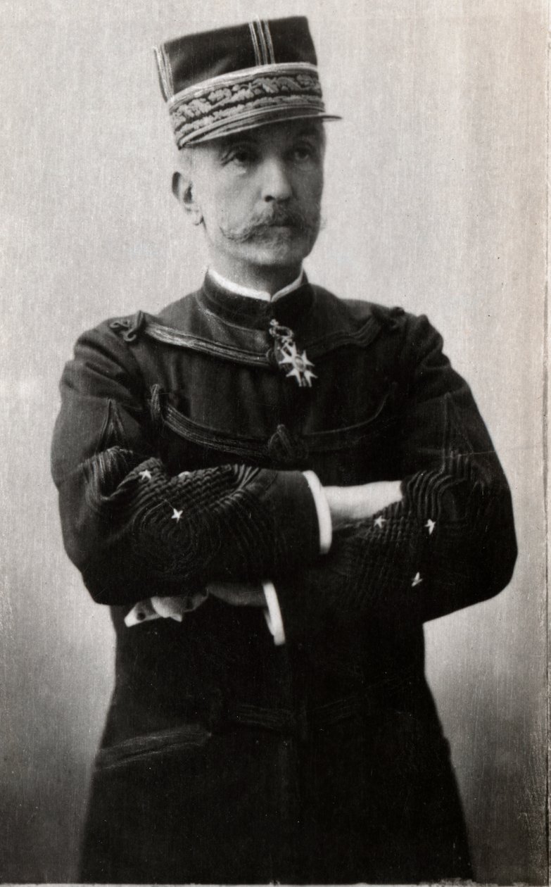 Portret Raoula Le Mouton de Boisdeffre (1839-1919), generała francuskiego. autorstwa French Photographer