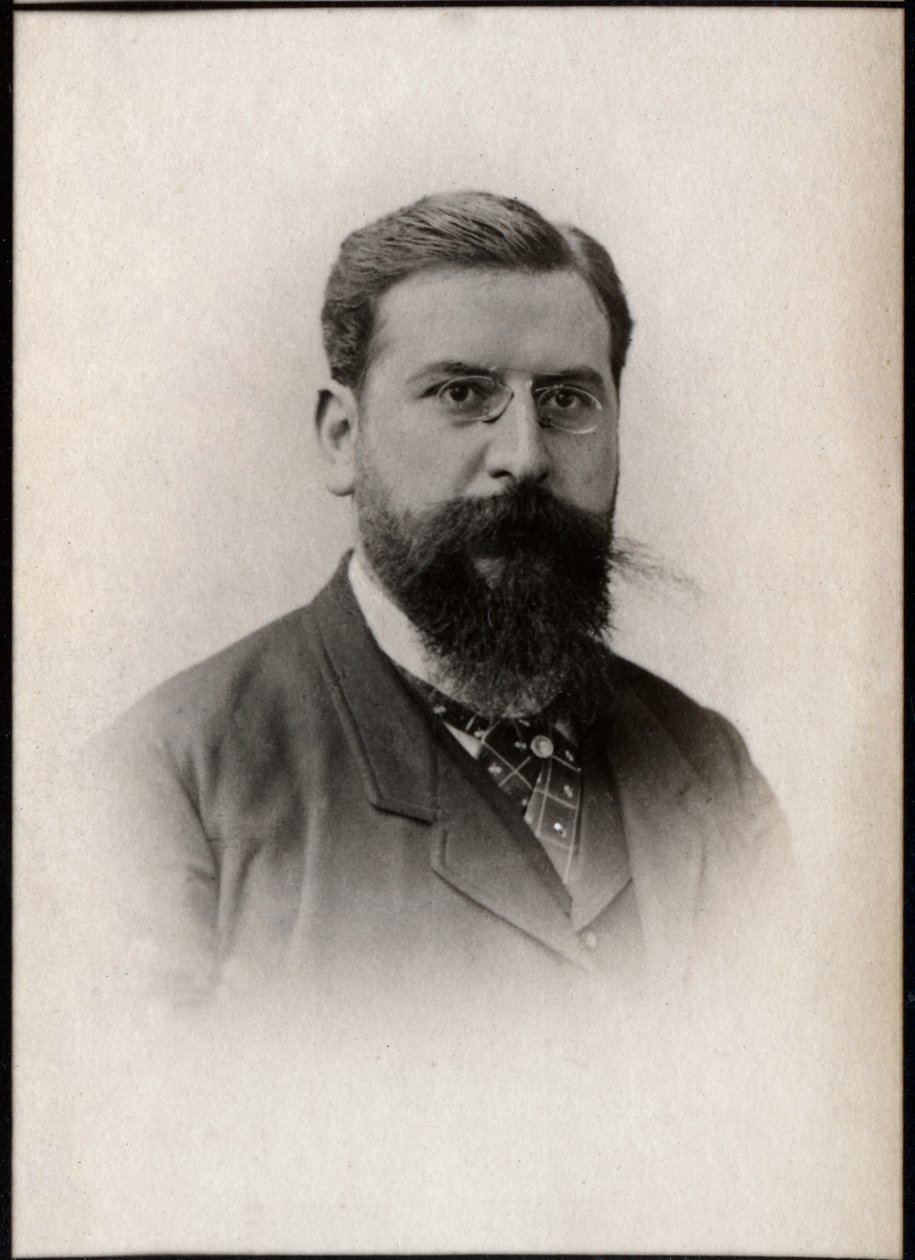 Portret Raoula Pugno (1852-1914), francuskiego kompozytora, pedagoga, organisty i pianisty. autorstwa French Photographer