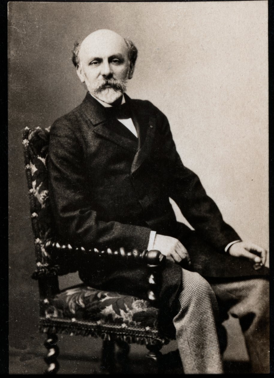 Portret Rene de Saint Marceaux (1845-1915), francuskiego rzeźbiarza. autorstwa French Photographer