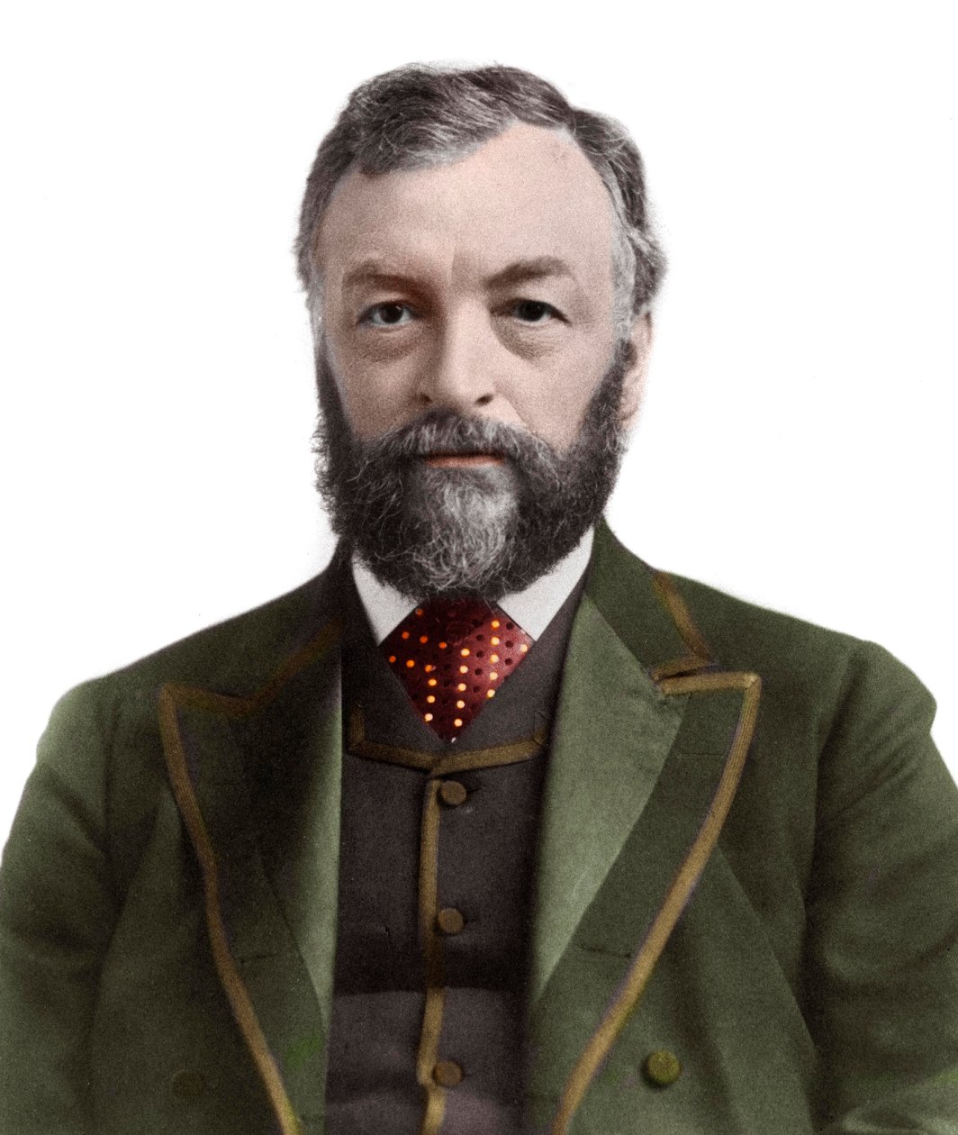 Portret Samuela Pierponta Langleya (1834-1906). Amerykański astronom i pionier lotniczy. autorstwa French Photographer