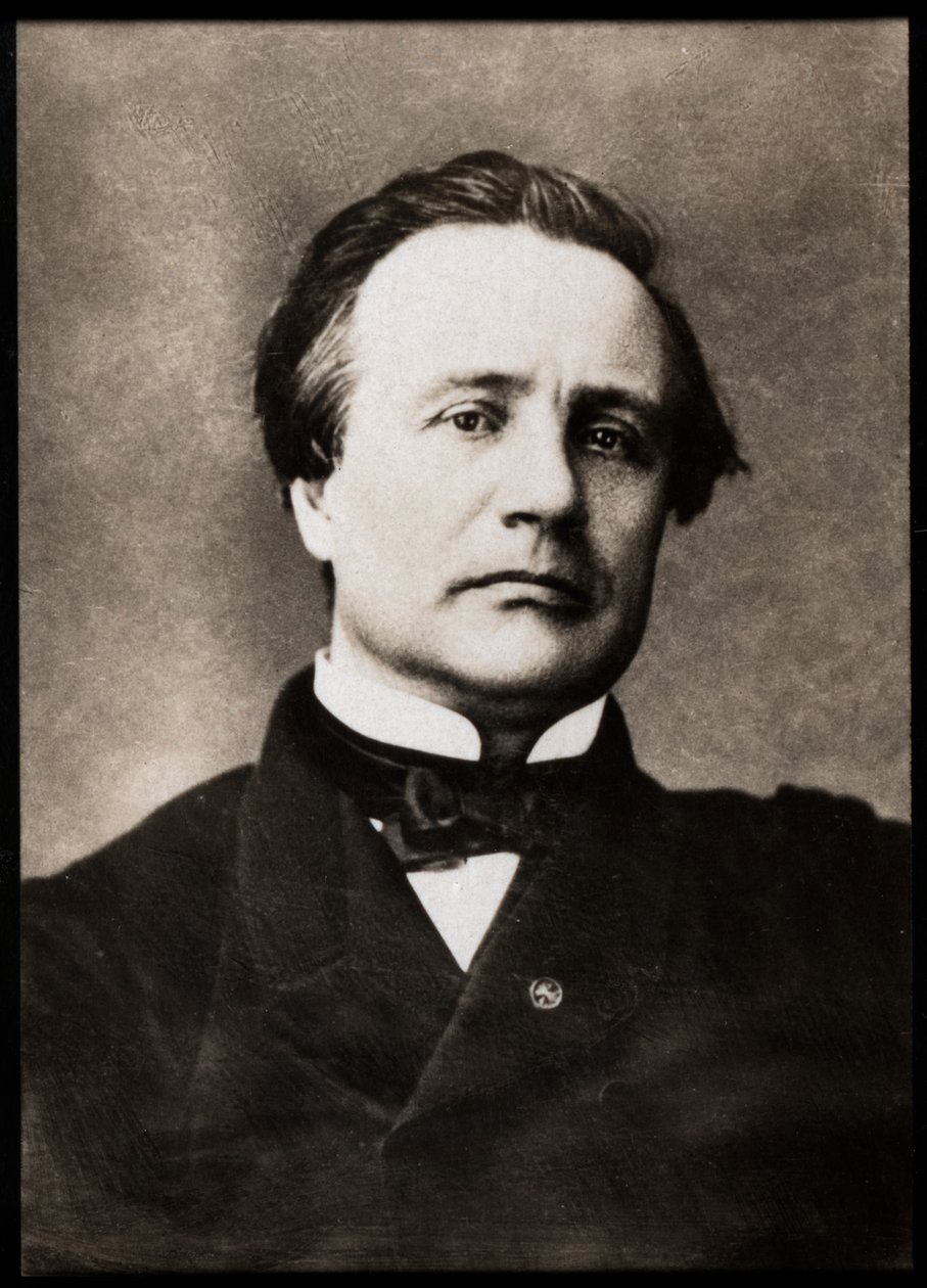 Portret Victora Duruy (1811-1894), francuskiego historyka i męża stanu. autorstwa French Photographer