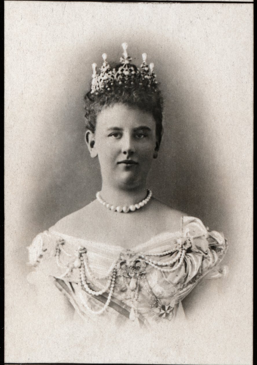 Portret Wilhelminy Holandii (1880-1962), królowej Holandii. autorstwa French Photographer