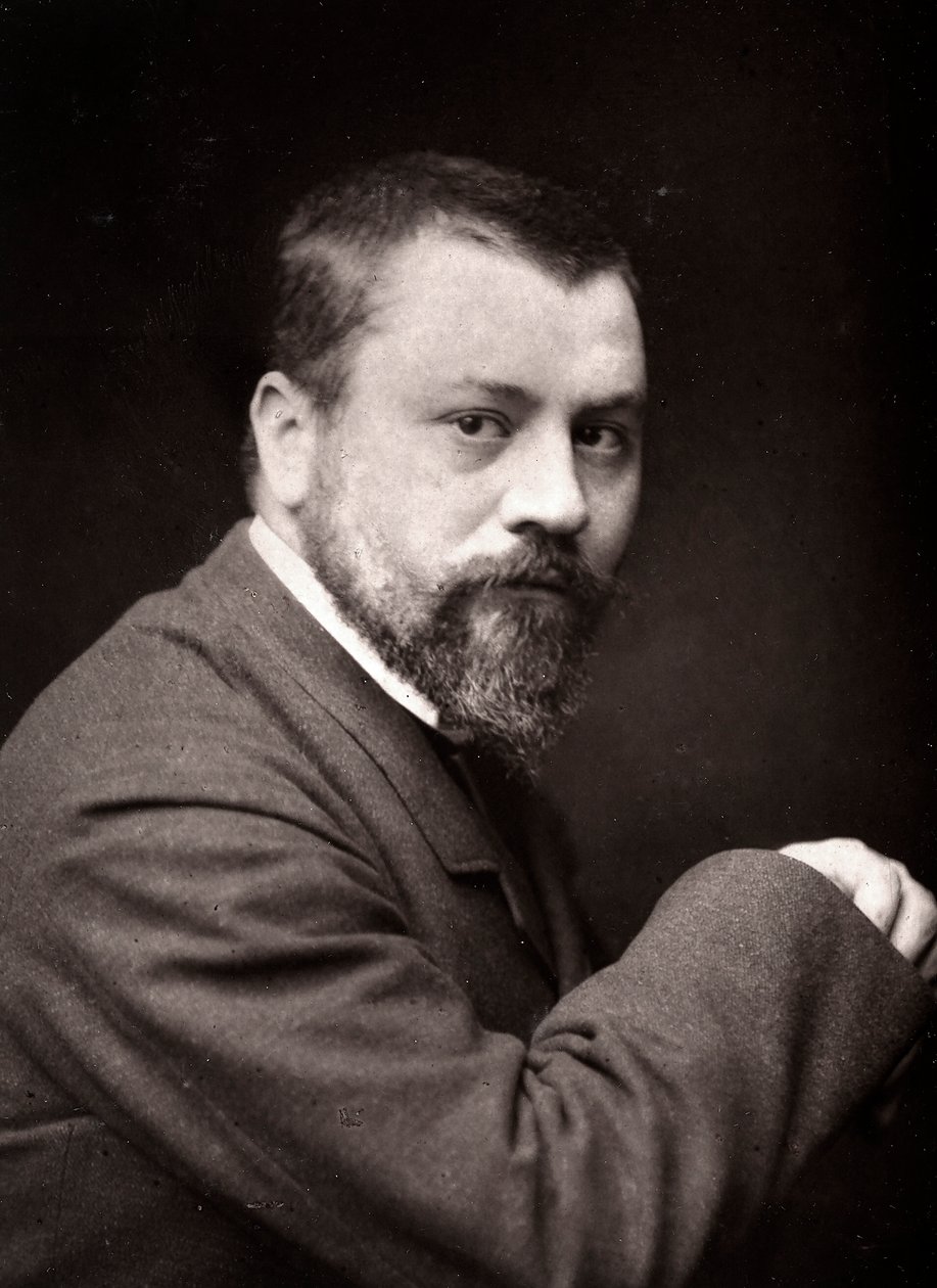 Artysta Désiré-Jules Lubin sportretowany z okazji Salonu Paryskiego, 1885 r. autorstwa French Photographer