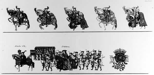 Procesja na potyczkę (zob. 138677-78) autorstwa French School