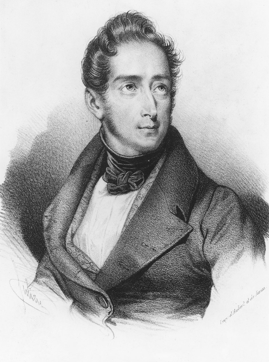 Alfons de Lamartine autorstwa French School