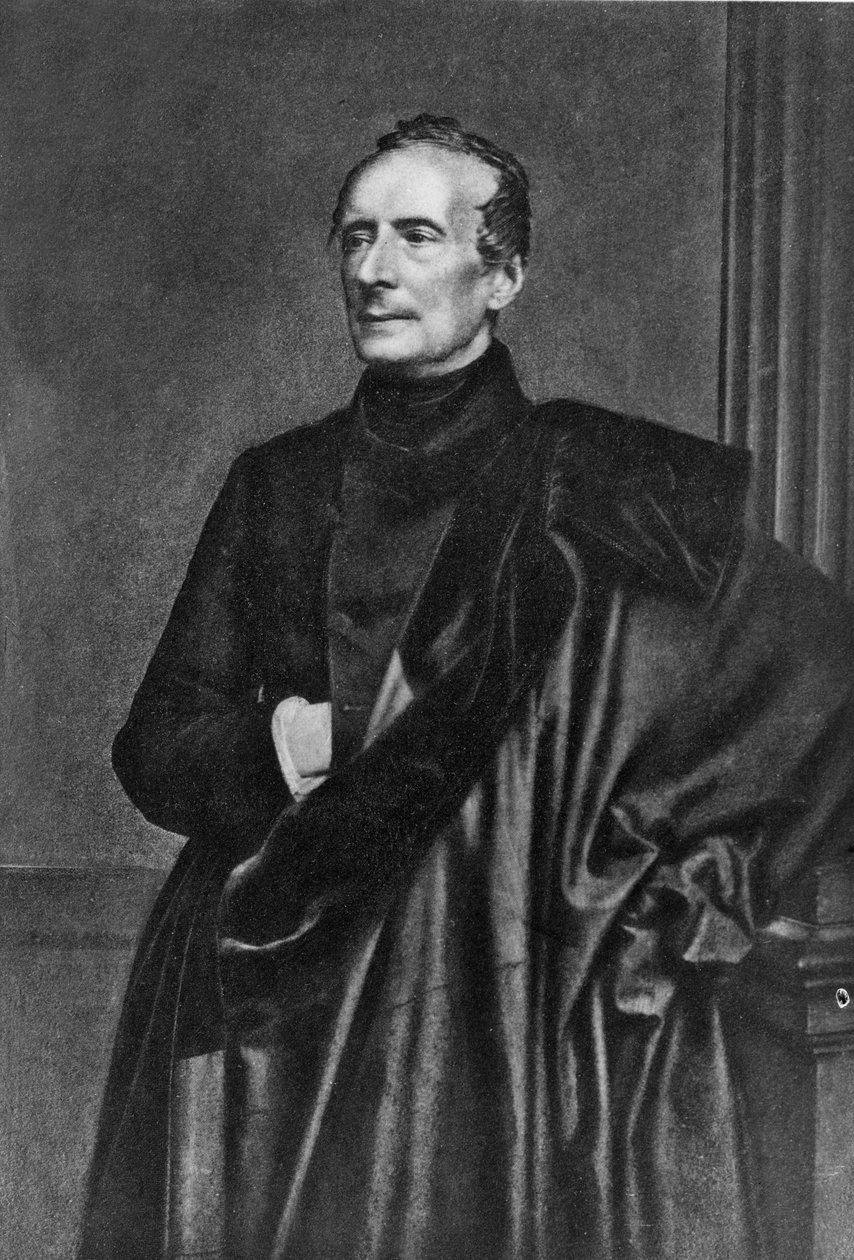 Alphonse de Lamartine w wieku 70 autorstwa French School